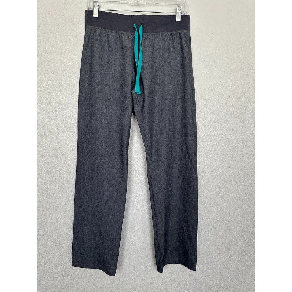 FIGS Livingston Straight Leg Scrub Pant Graphite Gray Medical Women's XS X-Small